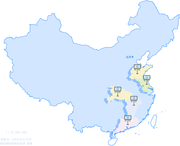 瓦力塔电动自行车充电站城市分布图