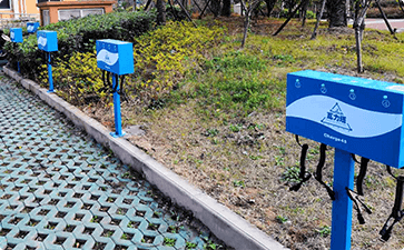 室外防水电瓶车充电桩安装