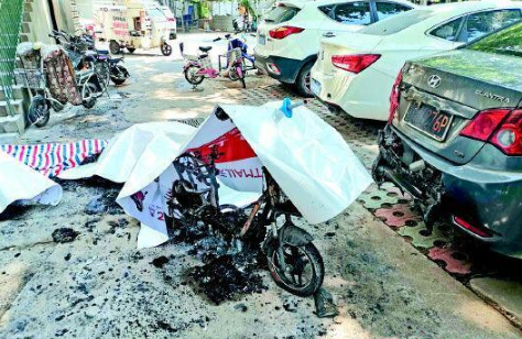 电瓶车充电火灾