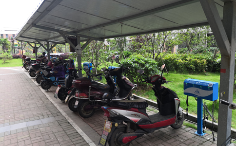 小区电瓶车智能防水充电桩