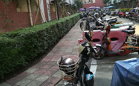 电瓶车停放