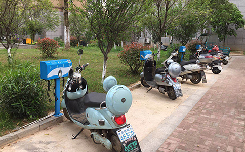 电瓶车共享充电桩充电站